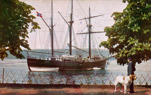 the Fram Forward, a ship used in expeditions